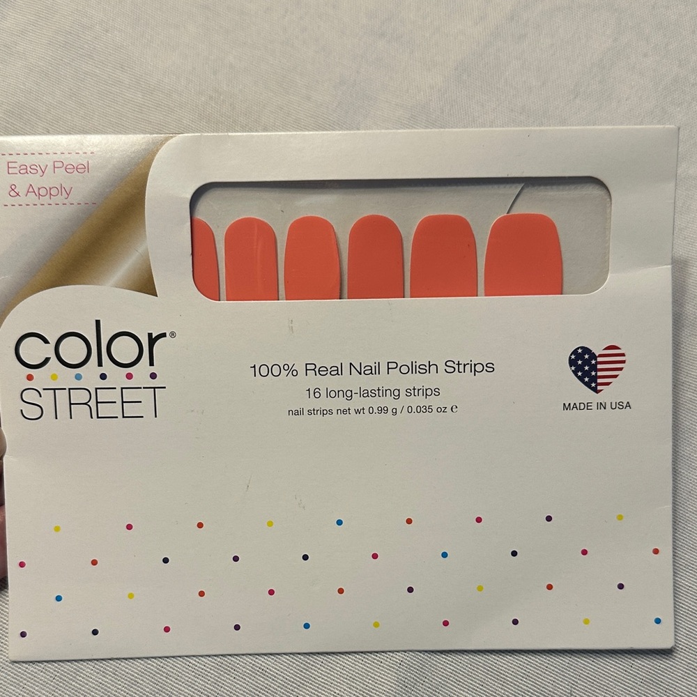Color Street Nail Strips in Bold Orange